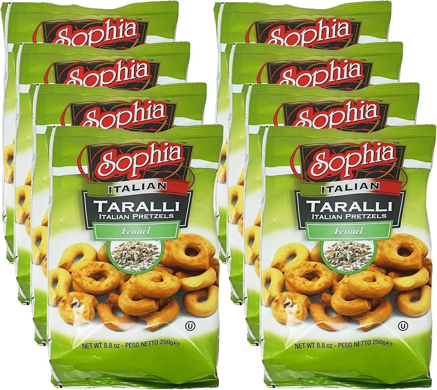Amazon.com: Sophia Taralli Italian Pretzels - Fennel 8.8oz (8-pack