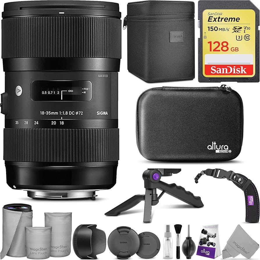 Amazon.com : Sigma 18-35mm F1.8 Art DC HSM Lens for Canon DSLR
