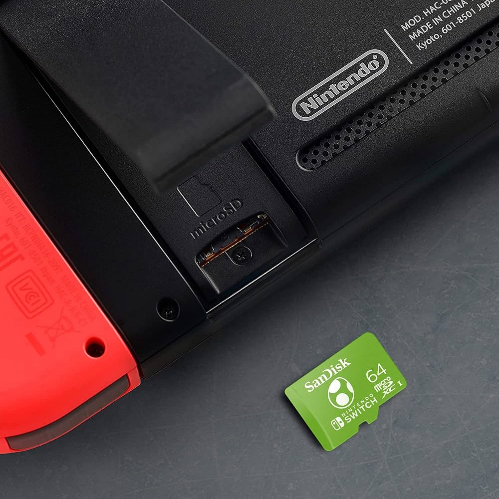 Amazon | SanDisk 64GB microSDXC Card Licensed for Nintendo Switch