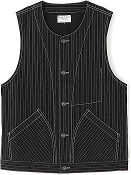 Amazon | [Schott NYC] [ショット] OLD HICKORY DENIM VEST/オールド