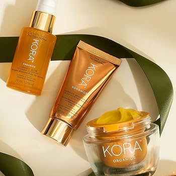 Amazon.com : KORA Organics Turmeric Glow Brightening Trio, Gift