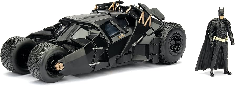 Amazon.co.jp: 1/24 2008 Theダークナイト バットモービルw/バットマン