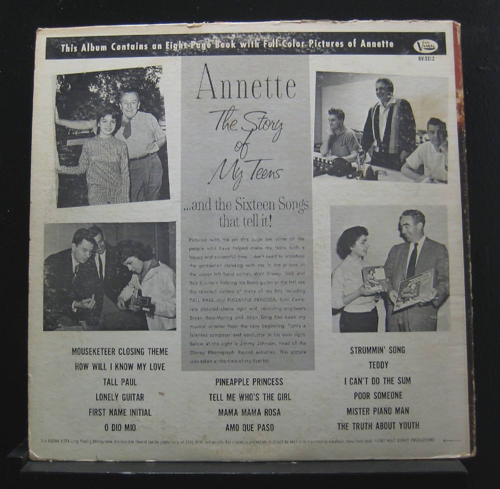 Amazon.com: Annette - The Story Of My Teens - Lp Vinyl Record: CDs