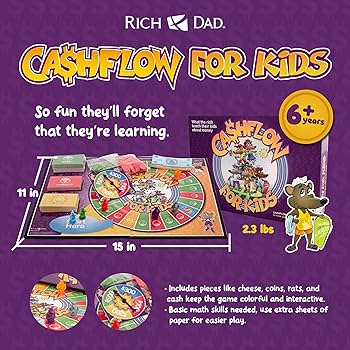 Amazon.co.jp: The Original Rich Dad CASHFLOW  101 for KIDS Board