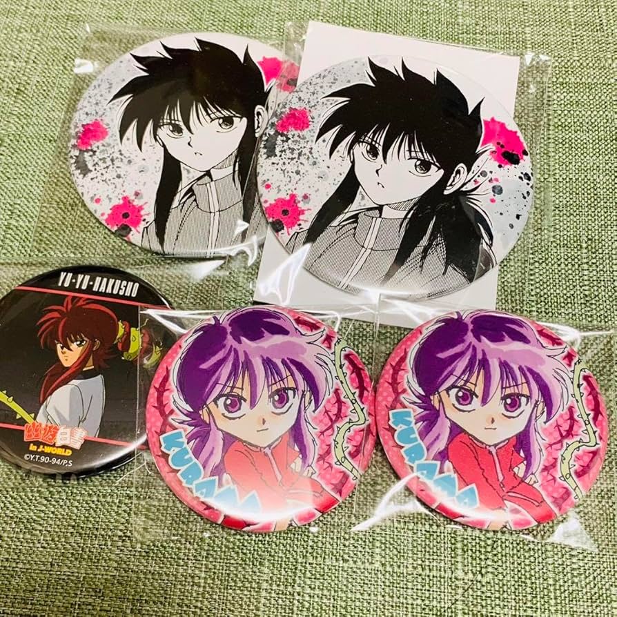 Amazon.co.jp: 幽遊白書 蔵馬 缶バッジ 原作 冨樫義博展 X9ID9IL6