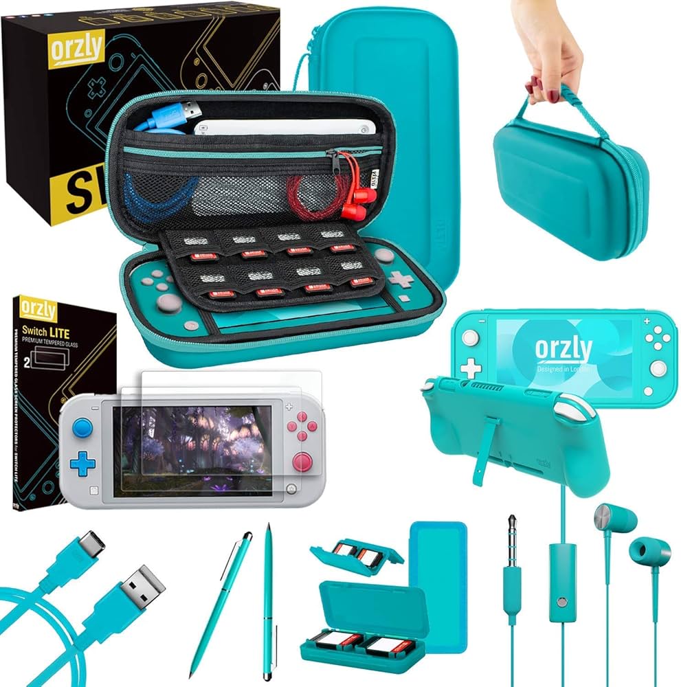 Amazon.com: Orzly Switch Lite Accessories Bundle - Case & Screen