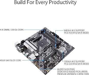 Amazon | ASUS AMD B550 搭載 AM4 対応 マザーボード PRIME B550M-A
