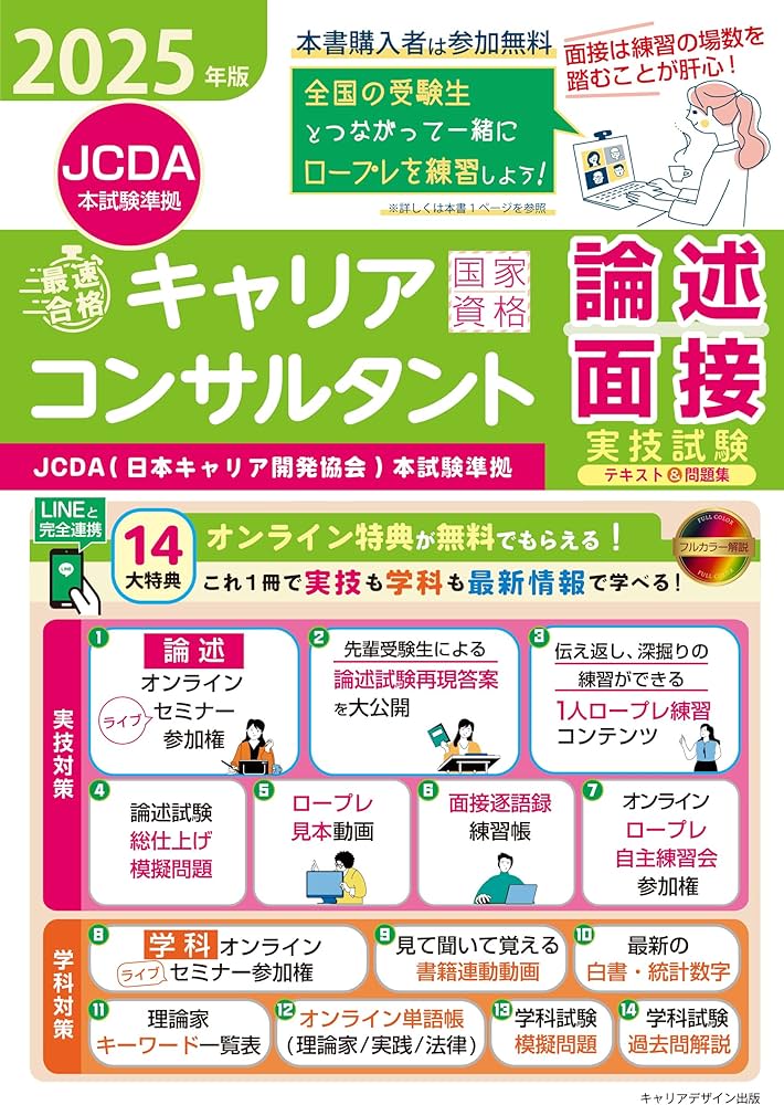2025年版「最速合格」国家資格キャリアコンサルタント実技試験(論述