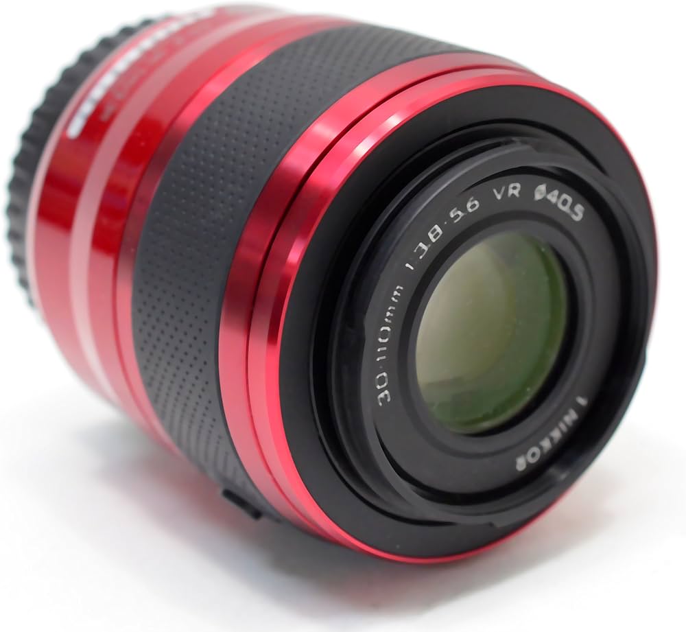 Amazon.co.jp: Nikon 1 30-110mm f/3.8-5.6 VR Nikkorレンズ（レッド