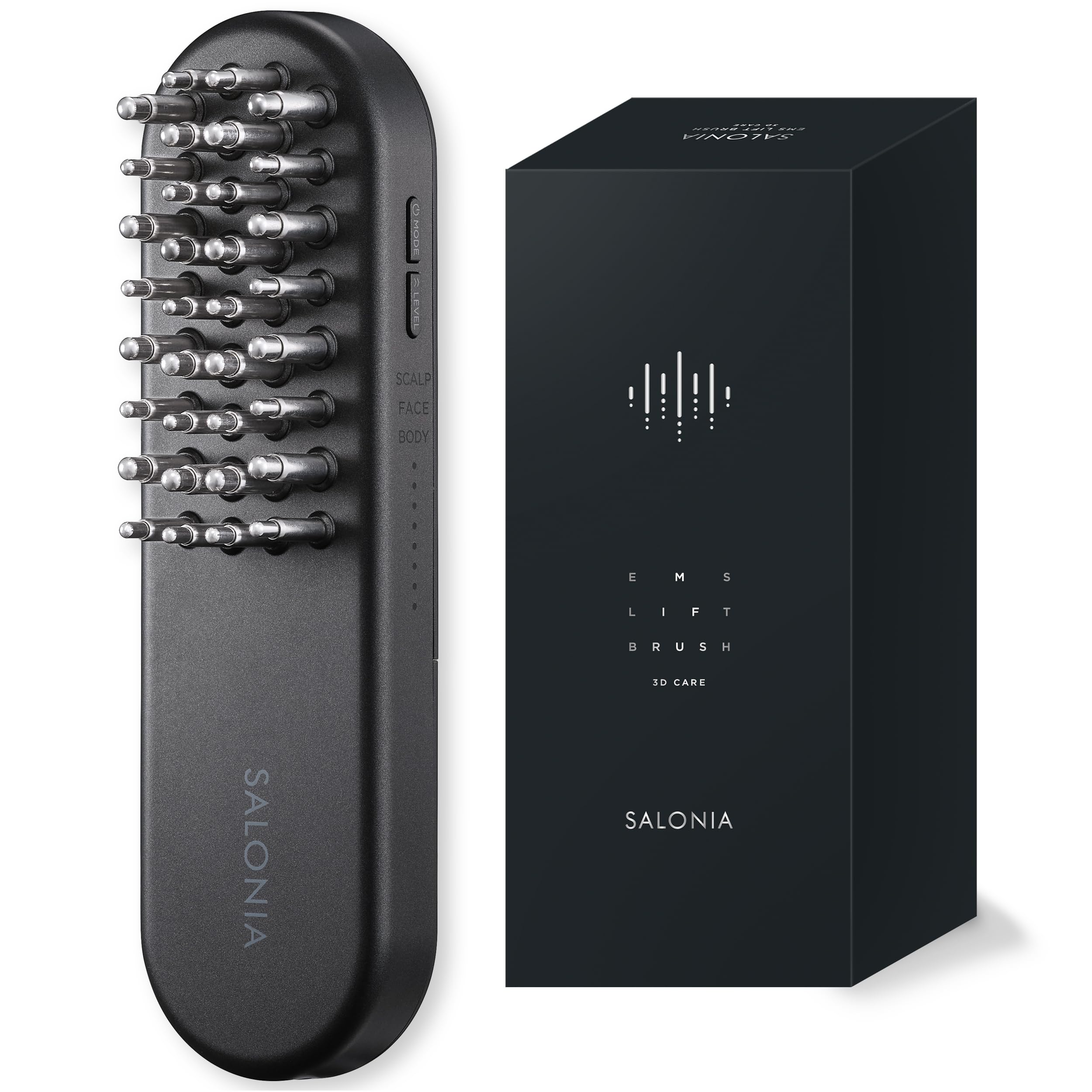 Amazon.co.jp: SALONIA サロニア EMS リフトブラシ 3Dケア 電気ブラシ