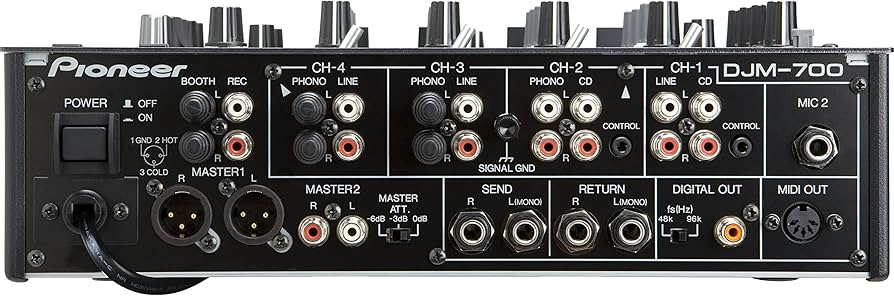 Amazon | Pioneer DJミキサー ブラック DJM-700-K | DJミキサー | 楽器