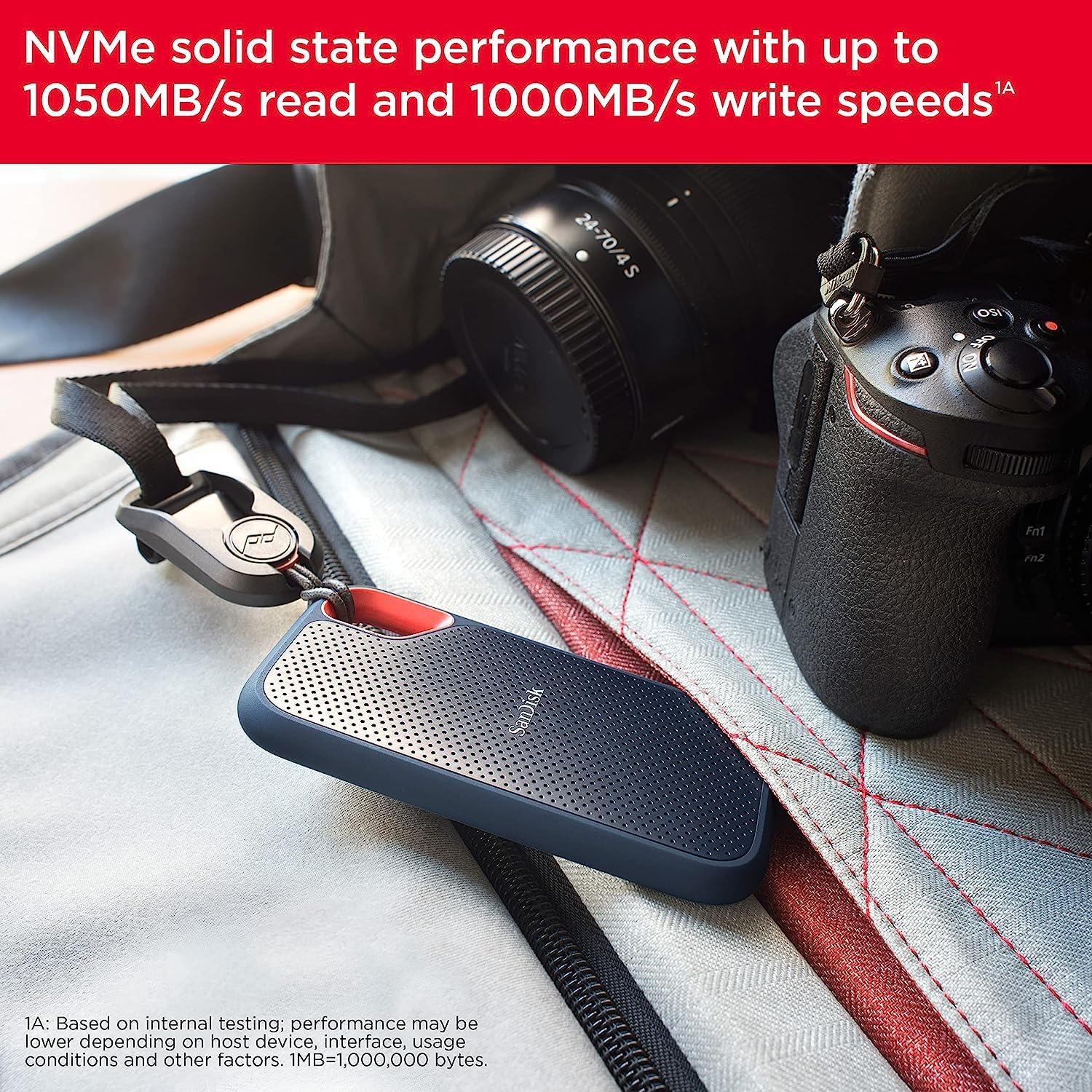Amazon.com: SanDisk 500GB Extreme Portable SSD - Up to 1050MB/s