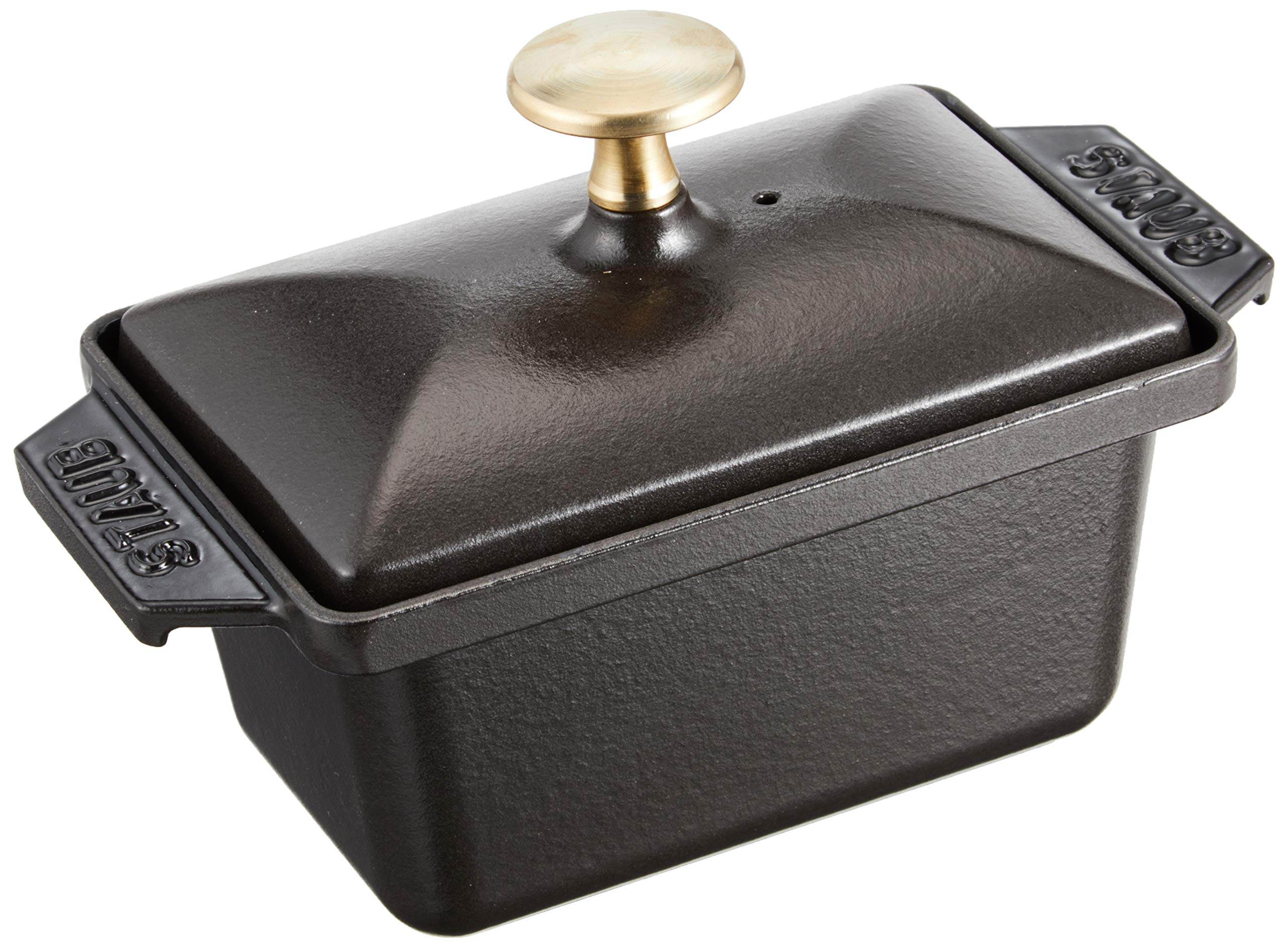 Amazon.co.jp: staub ストウブ 「 ハーフ テリーヌ ブラック 15x11cm