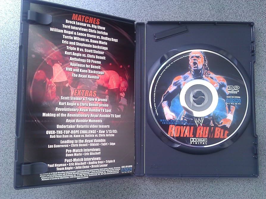 Amazon.com: WWE Royal Rumble 2003 : Kevin Dunn, Kurt Angle: Movies