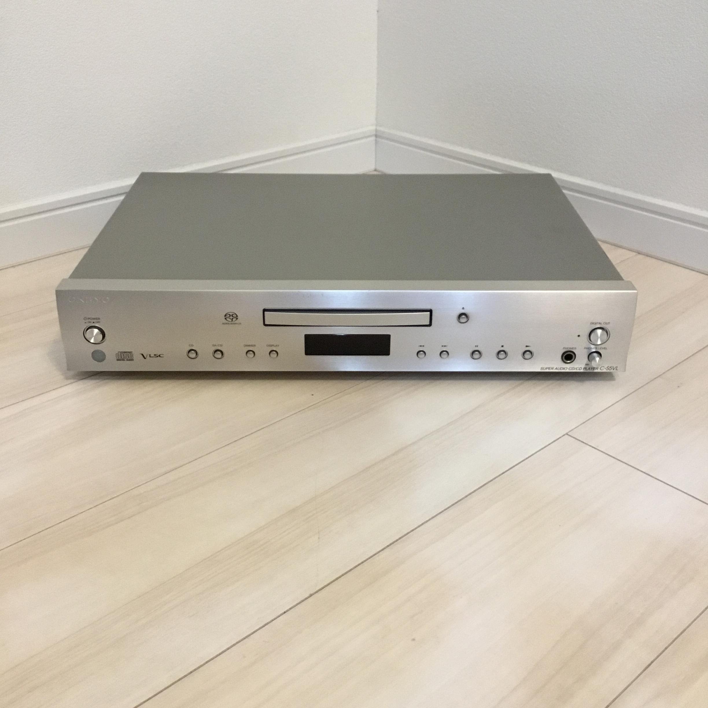 Amazon.co.jp: ONKYO スーパーオーディオCD/CDプレーヤー C-S5VL(S