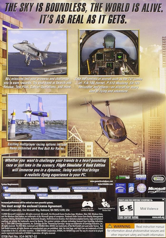 Amazon | Flight Simulator X Gold Edition | PCゲーム | PCソフト