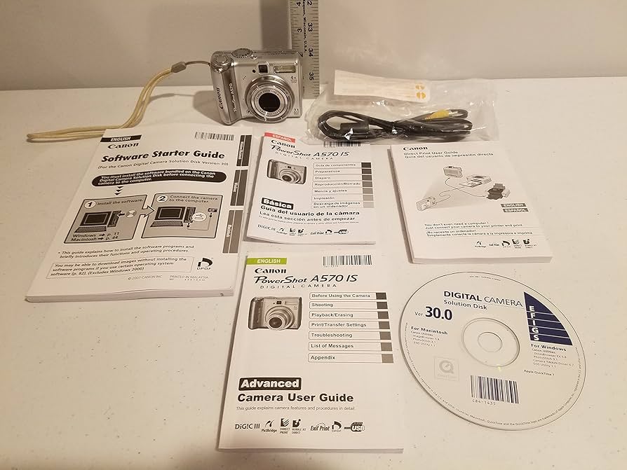 Amazon Canada: Canon PowerShot A570IS 7.1MP Digital Camera with 4X