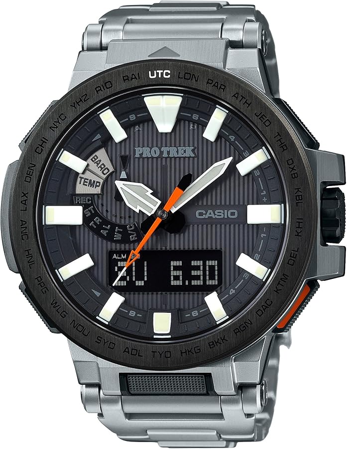Amazon.co.jp: [カシオ]CASIO 腕時計 PROTREK MANASLU 世界6局対応電波