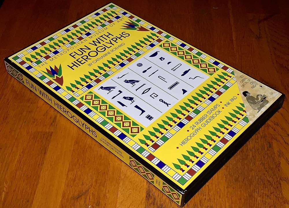 Amazon.com: Fun with Hieroglyphs: 24 Rubber Stamps, Hieroglyph