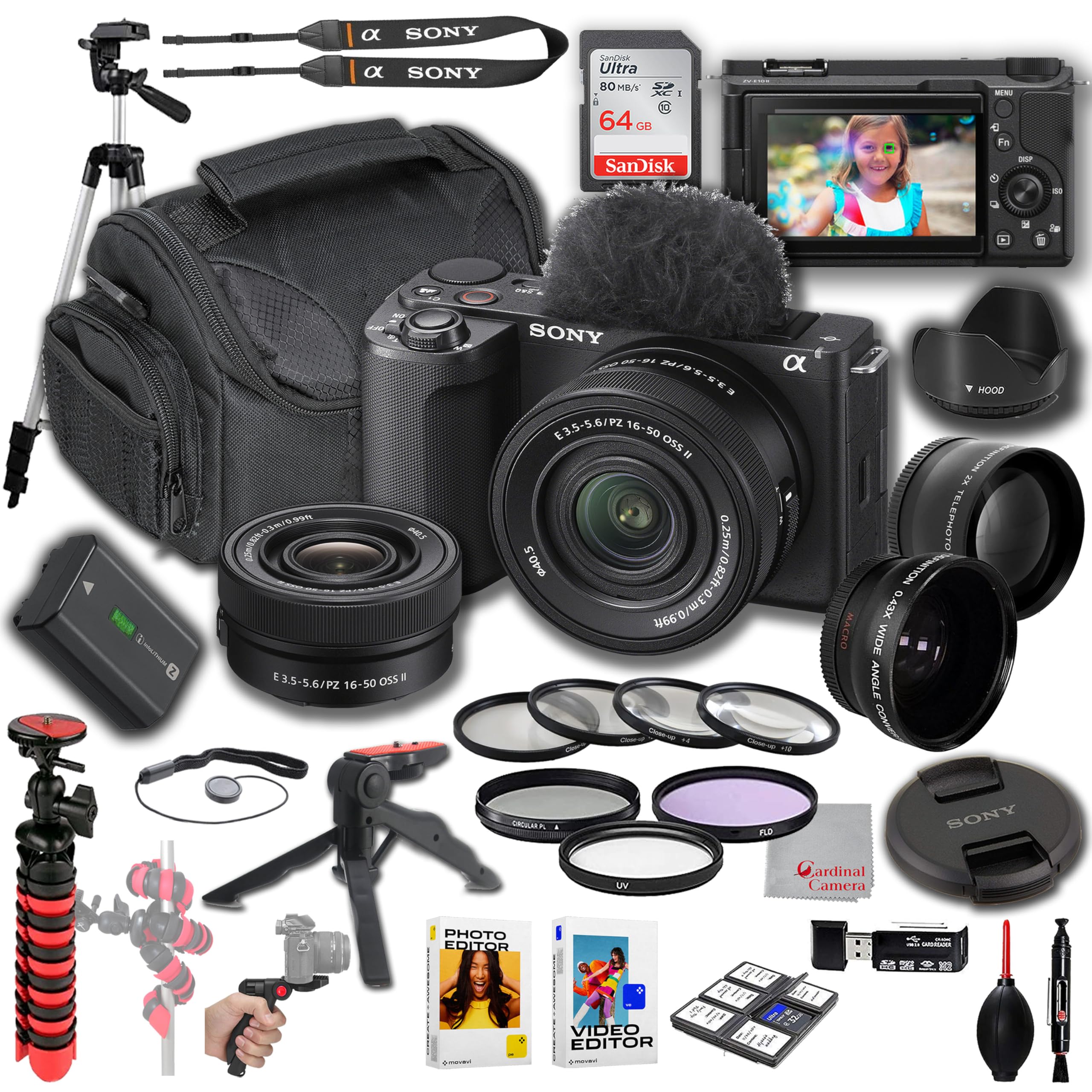 Amazon.com : Sony ZV-E10 II + 16-50mm Lens, Wide Angle and