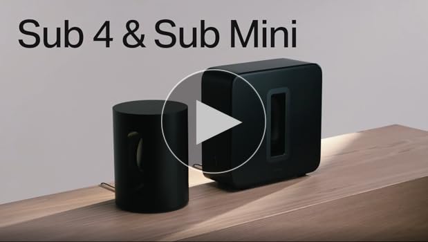 Amazon.com: Sonos Sub 4 - Wireless Subwoofer - Black : Electronics