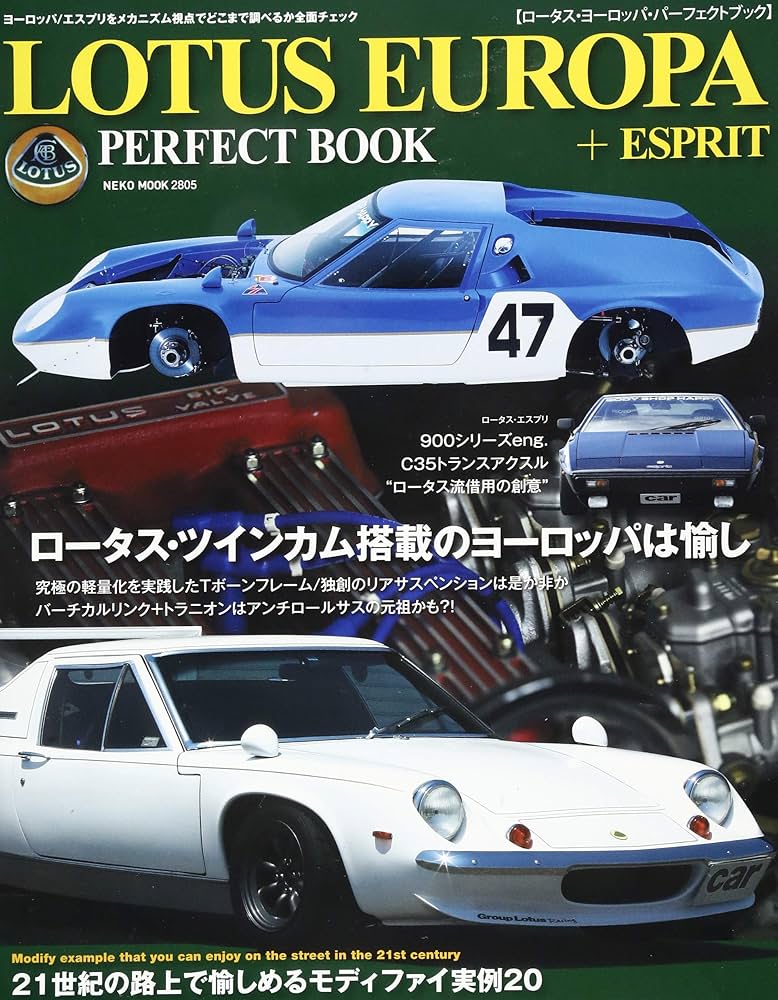 Amazon.co.jp: ロータス・ヨーロッパ・パーフェクトブック (NEKO MOOK