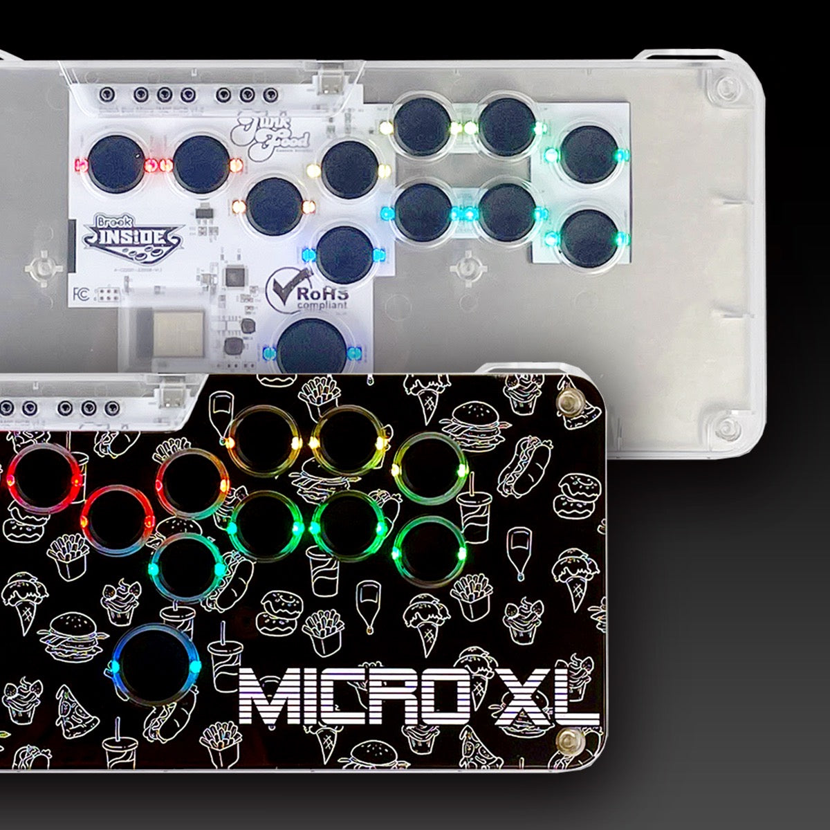 アーケードコントローラー JunkFood SnackBox MICRO XL MG-SBMXL-AW