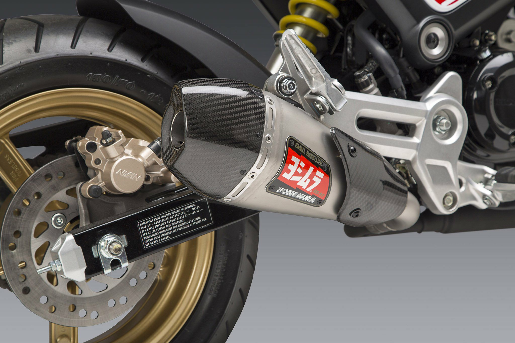 ヨシムラUSA RS-9T ストリート スリップオン マフラー ホンダ Grom