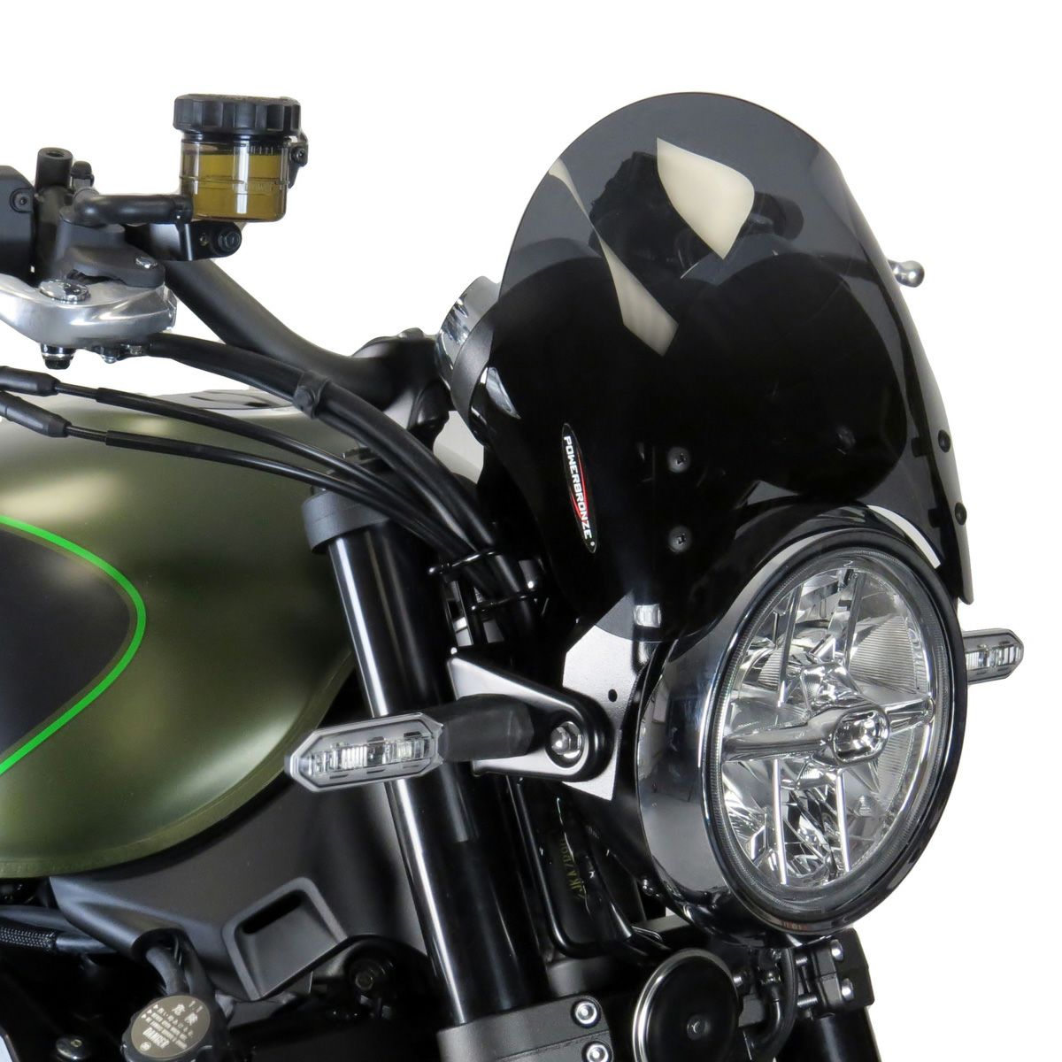 Kawasaki Z900RS ヘッドライトスクリーン(285mm) ダークティント