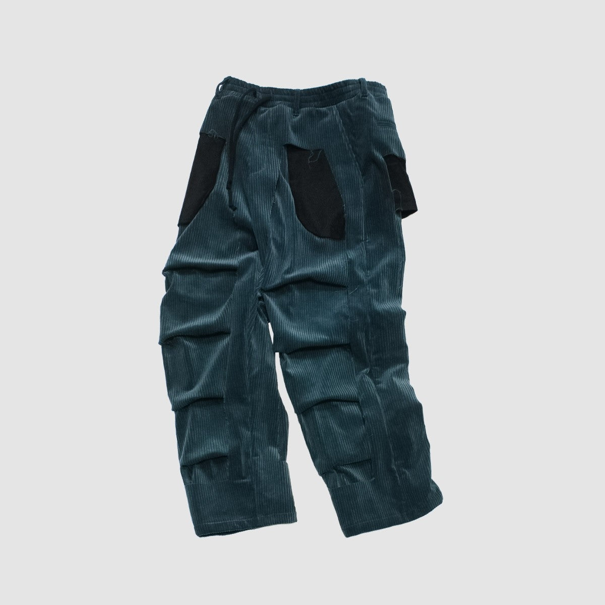 MUZE TURQUOISE LABEL - CORDUROY 3D TROUSERS(BLUE) ミューズ