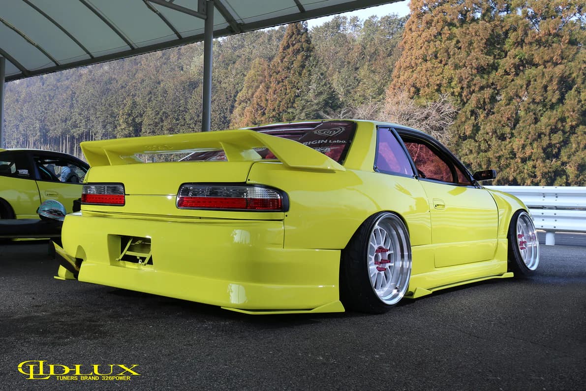 326 Power D-LUX 3P Aero Set (FRP) for Nissan Silvia S13 Coupe 1989