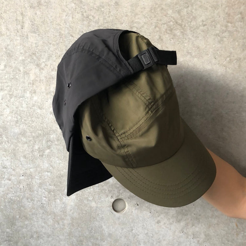 nylon jet cap / black（ナイロンジェットキャップ / ブラック