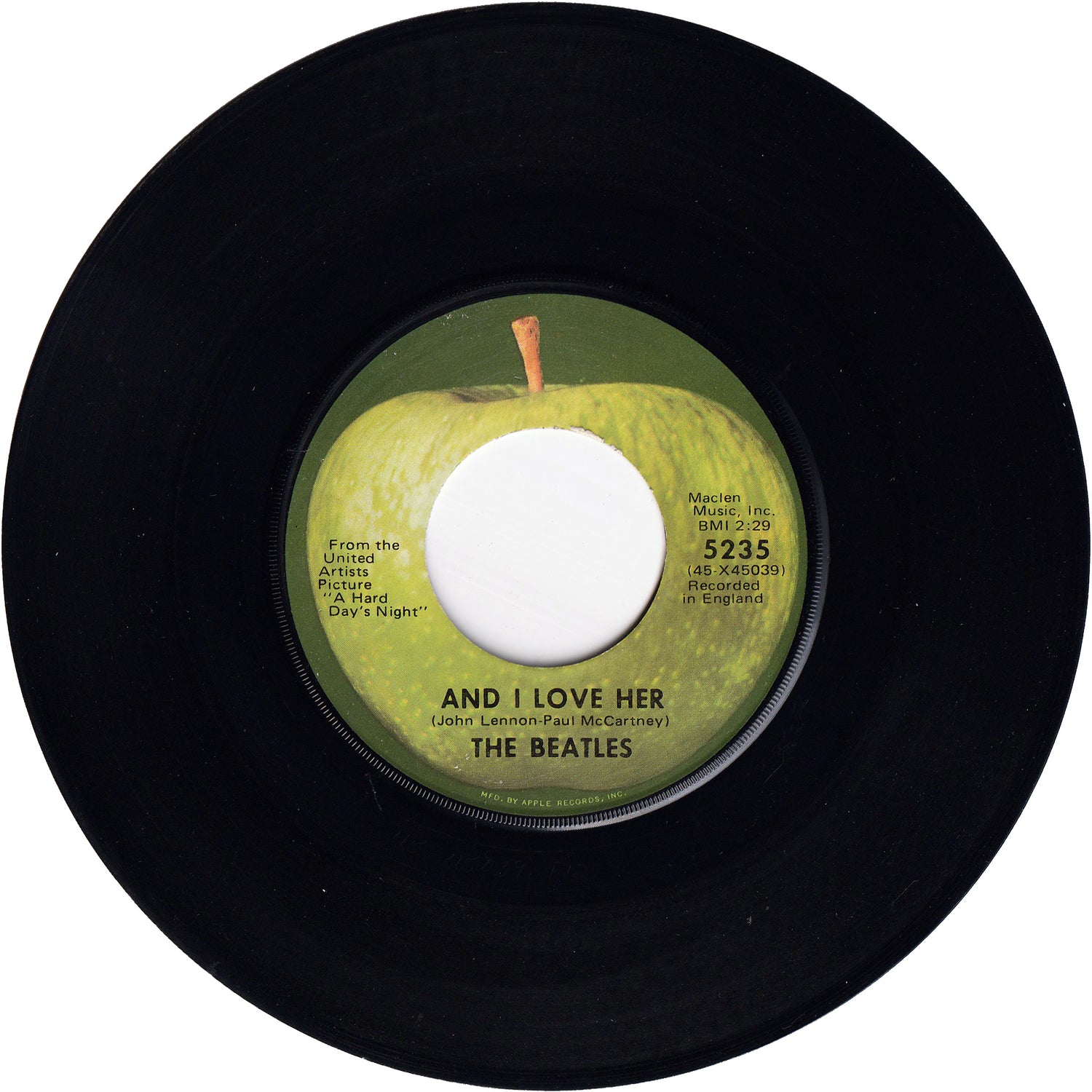 The Beatles - If I Fell / And I Love Her (Re-Issue) – NIGHT BEAT