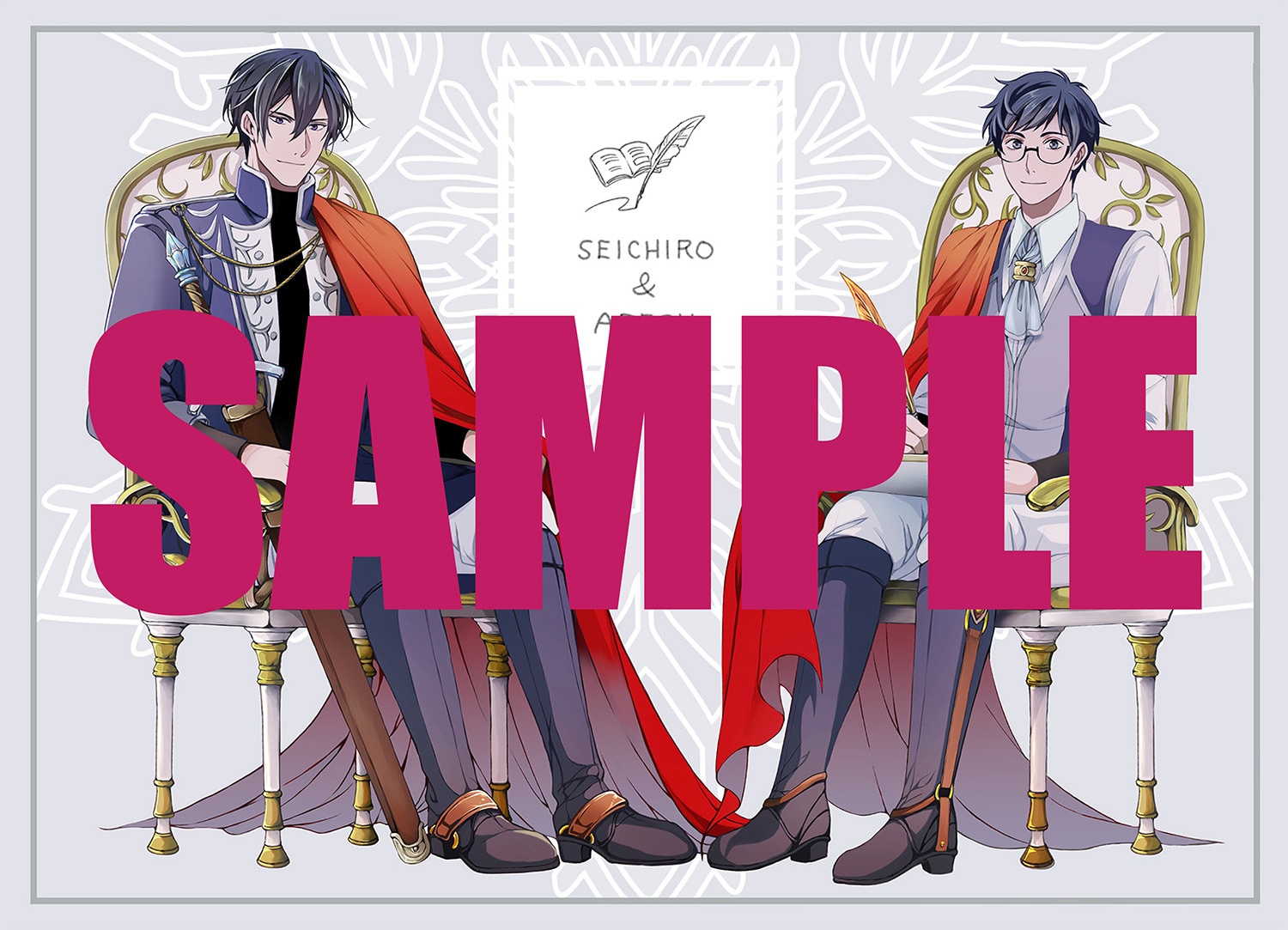 アニメイトの有償特典「描き下ろしブランケット」。 [画像ギャラリー 4