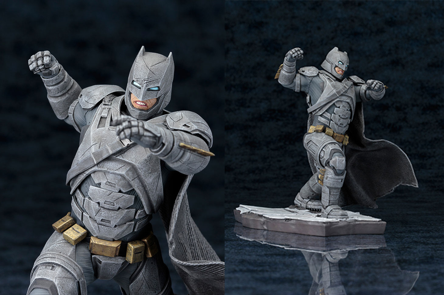 バットマン vs スーパーマン」2大ヒーローの熱闘をフィギュアで再現