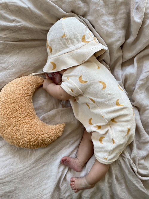 Honey Midnight Terry Sun Hat | Organic Zoo