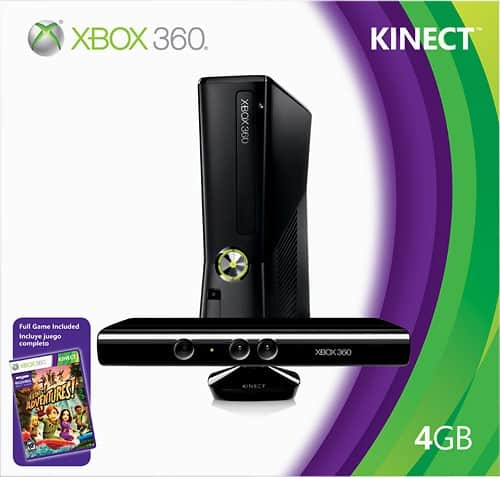 Best Buy: Microsoft Xbox 360 4GB with Kinect S4G-00001