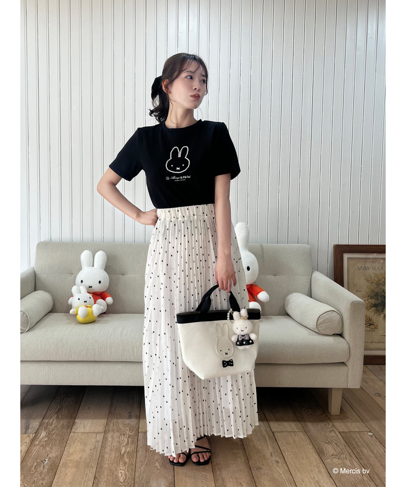miffy 総柄プリーツスカート｜MIIA ミーア 商品詳細｜ファッション通販