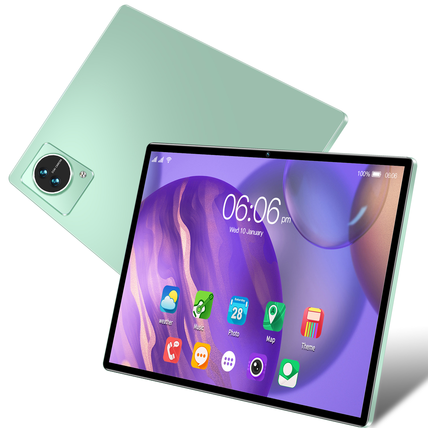 V10 新型 10.1インチ Android 12.0 タブレット 大画面 RAM 6GB+ROM