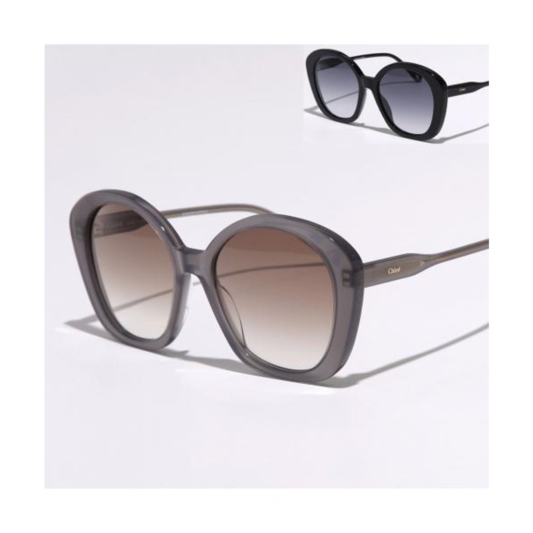 クロエ Chloe Chloe サングラス CH0081S バタフライ型 （001/GREY-GREY