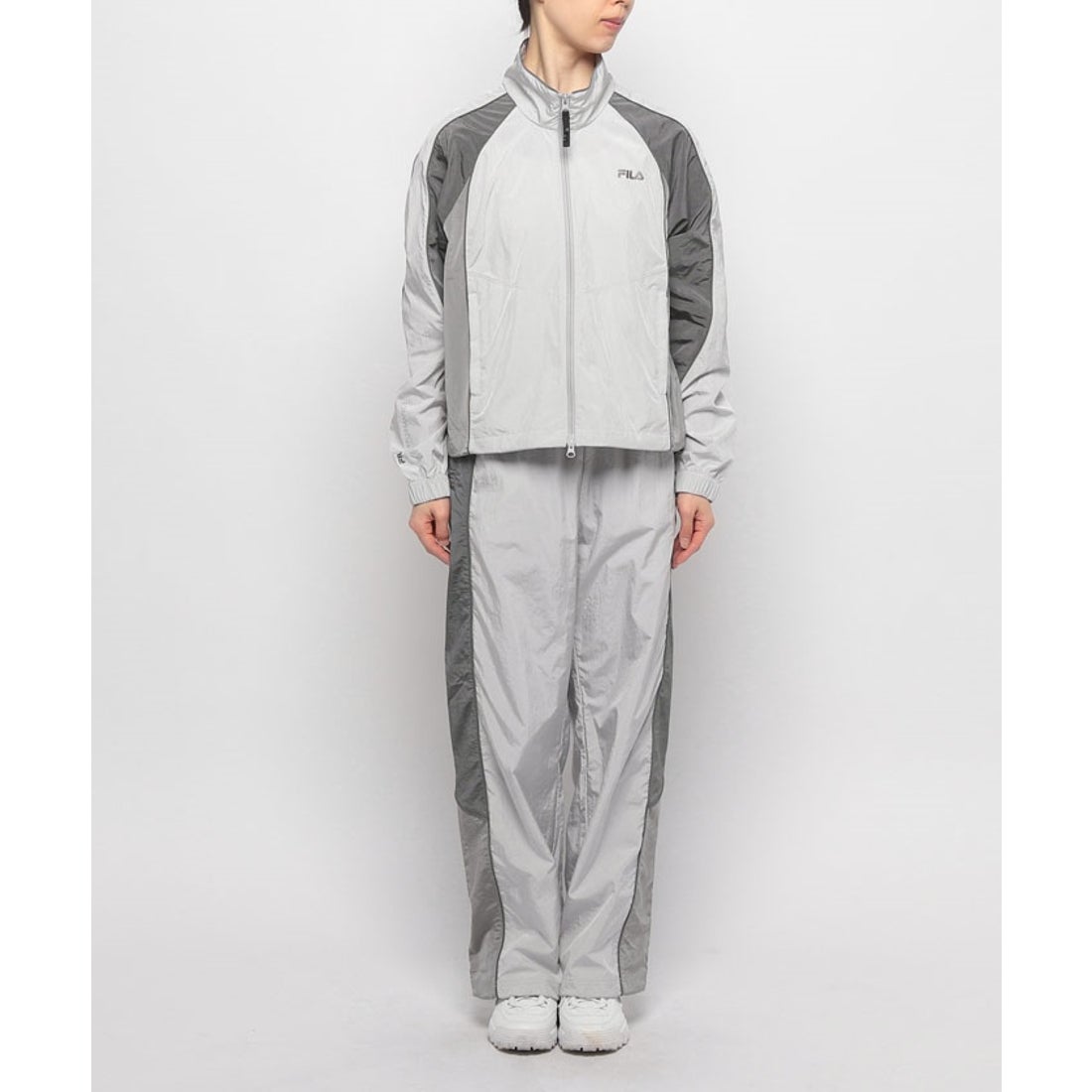 カジュアルウェア】Women's Performance Hype Jacket （グレー） -FILA