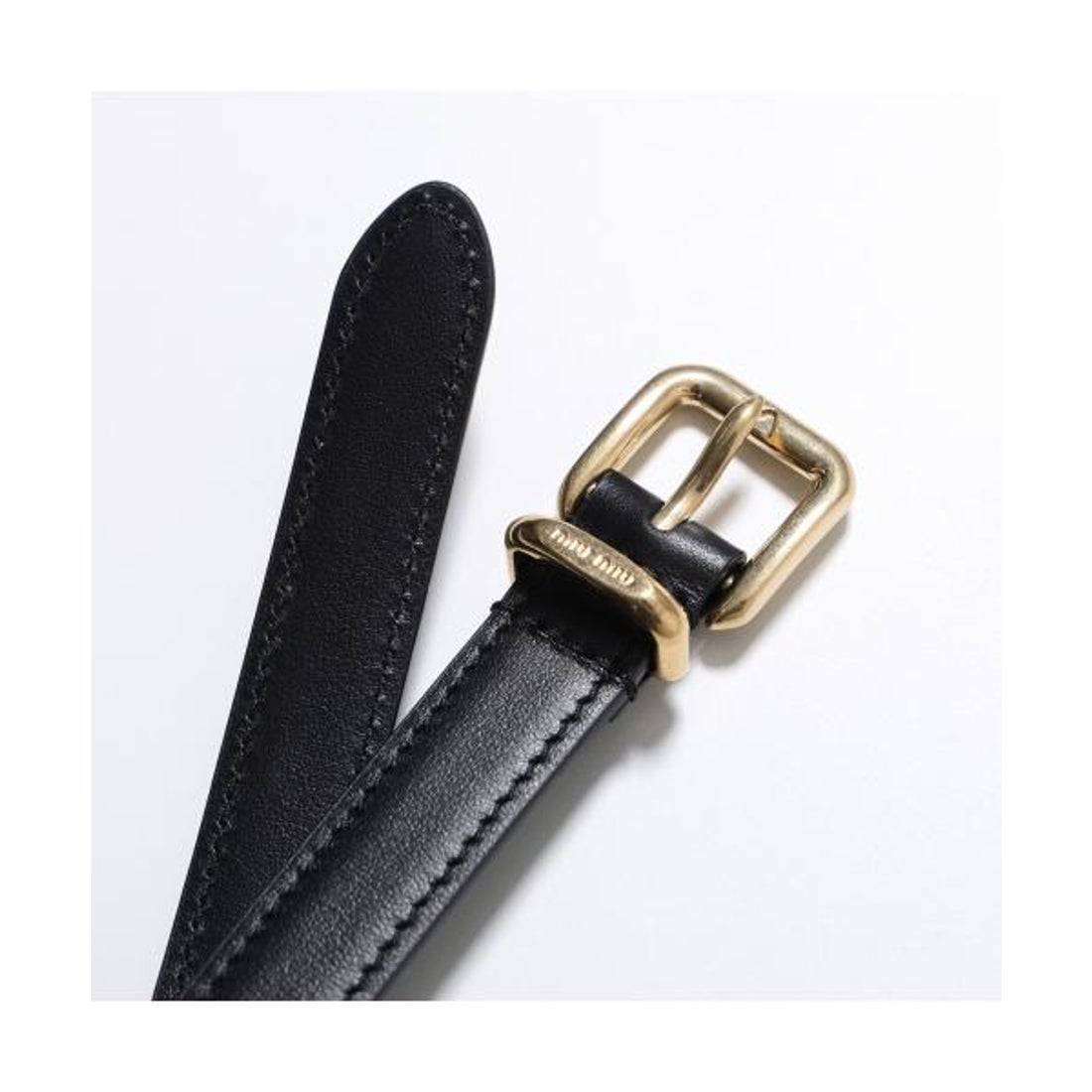 ミュウミュウ Miu Miu MIUMIU ナローベルト 5CC697 2AIX レザー