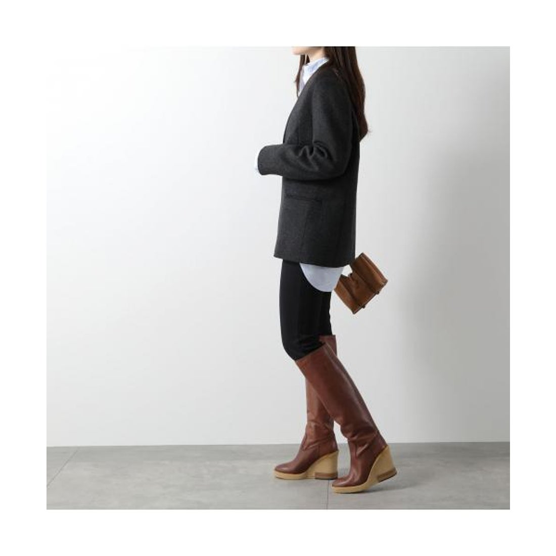 トッズ TOD'S TODS ロングブーツ XXW18B0Z990VFO ウェッジソール