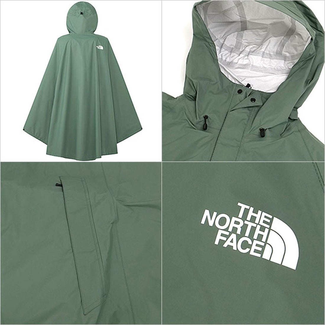 ザ・ノース・フェイス THE NORTH FACE Access Poncho ダックグリーン