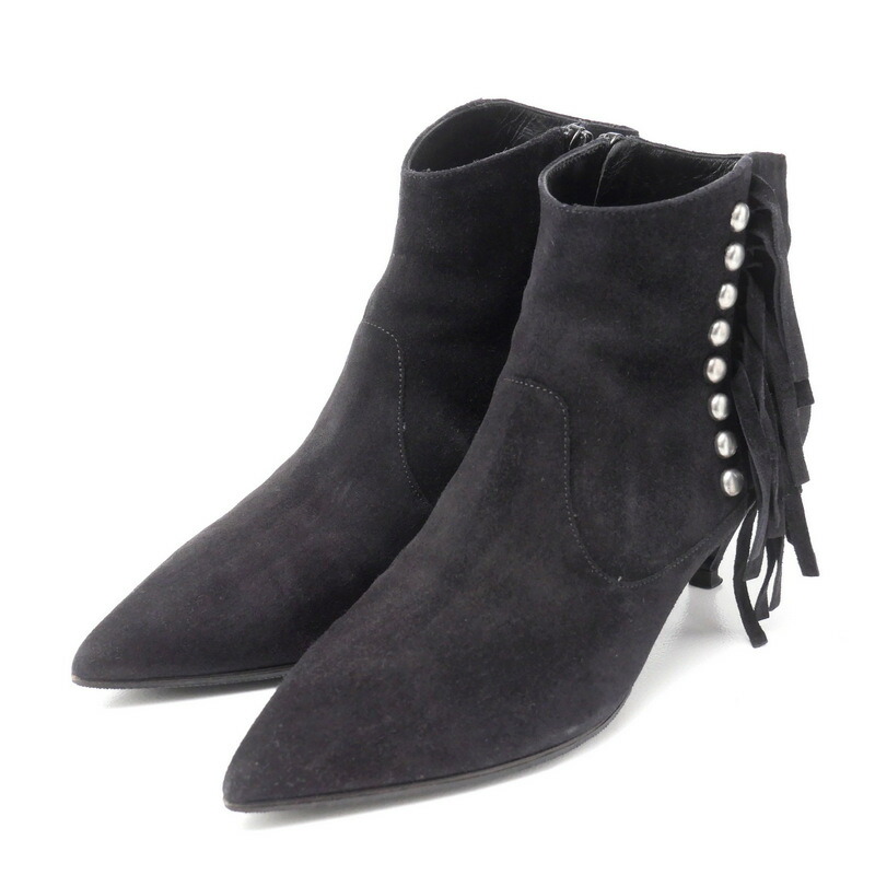 楽天市場】SAINT LAURENT PARIS アンクルストラップ スエード