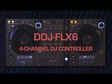 Pioneer DJ DDJ-FLX6-GT 4-Channel DJ Controller - Rekordbox, Serato