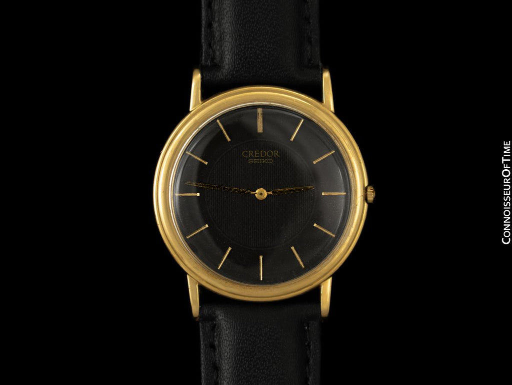 1982 Seiko Credor Vintage 18K Gold Mens Watch - OWNED & WORN BY