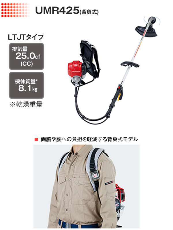ホンダ（HONDA） （P8倍）ホンダ ナイロンコード仕様 背負い式