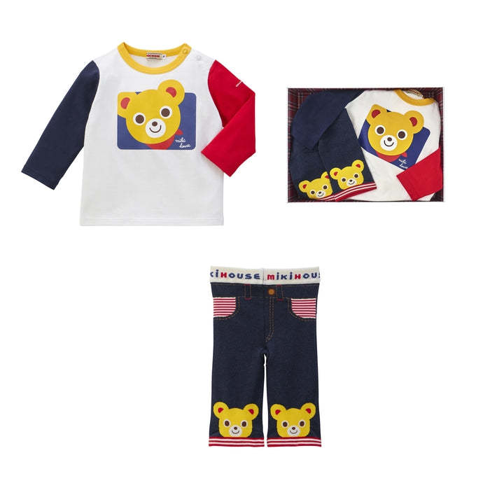 ミキハウス 長袖Tシャツセット BOX付き mikihouse 長袖 Tシャツ