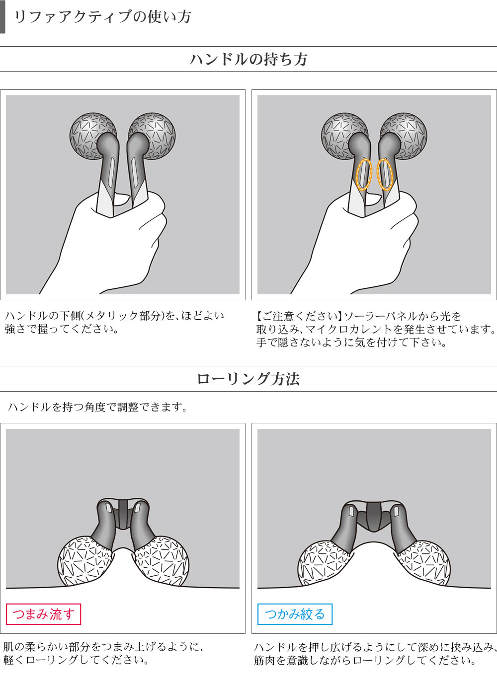ReFa（リファ） 日本製MTG 美顔ローラー ACTIVE 美顔器 顔のローラー